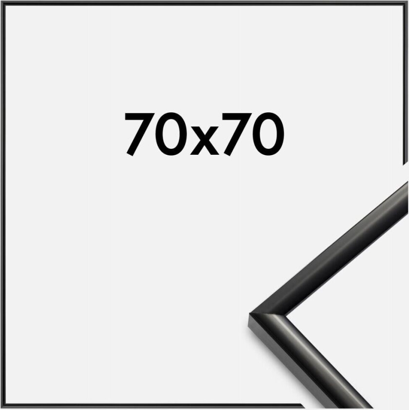 Ramme New Lifestyle Akrylglass Svart 70x70 Cm