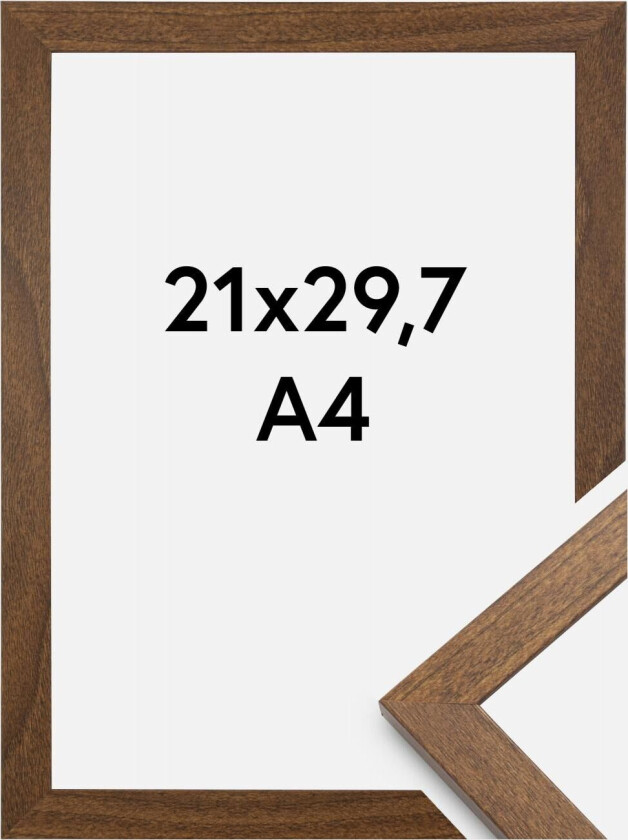 Ramme Stilren Akrylglass Warm Brown 21x29,7 Cm (A4)