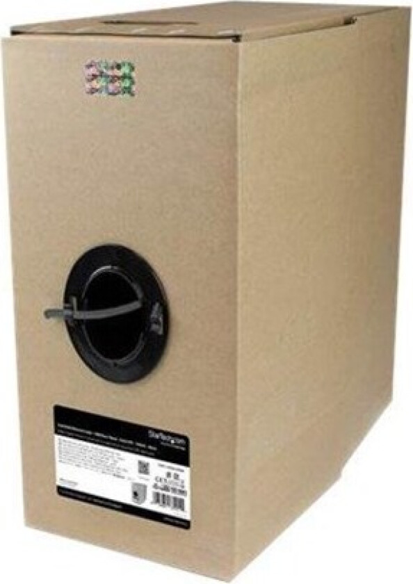 Bulk Cat6 Ethernet Cable - 1000 ft. - Solid - CMR-Rated - Black - bulk cable - 304.9 m - black