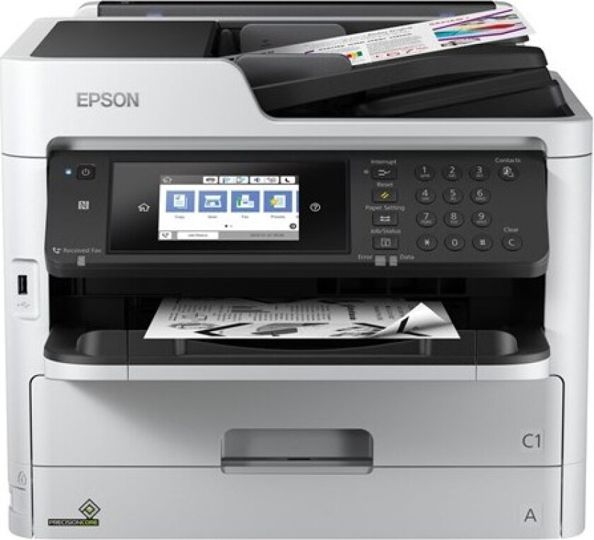 WorkForce Pro WF-M5799DWF Blekkskriver Multifunksjon med faks - Sort/hvit - Blekk