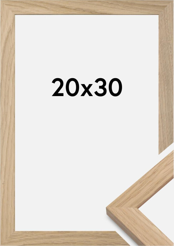 Ramme Oak Wood Akrylglass 20x30 Cm