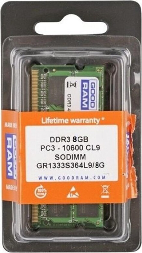 DDR3 SODIMM 8GB/1333 (1*8GB) CL9