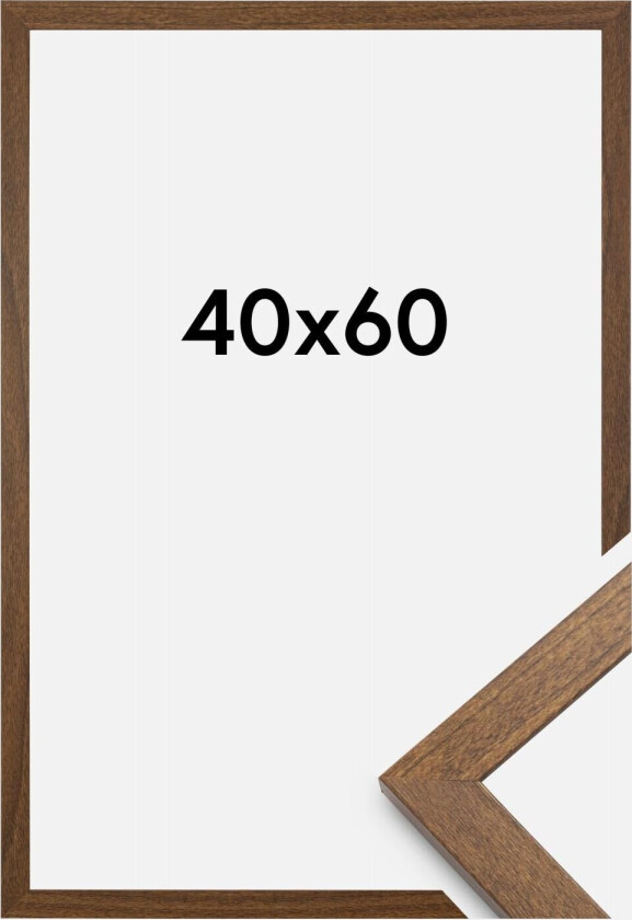Ramme Stilren Akrylglass Warm Brown 40x60 Cm