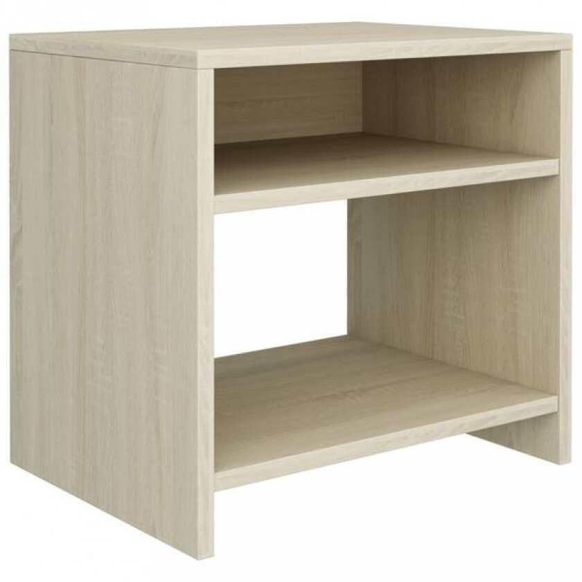 Nattbord 40x30x40 cm sponplate - Sonoma eik