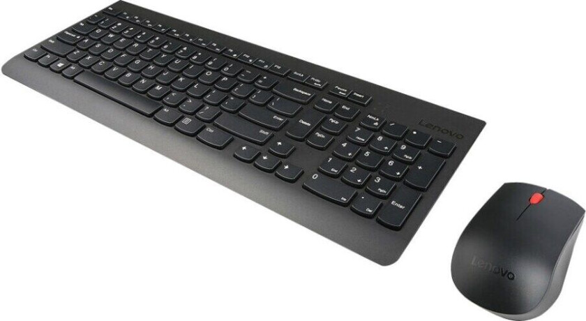 Essential Wireless Combo - keyboard and mouse set - Russian / Cyrillic - Tastatur & Mussett - Russisk - Svart