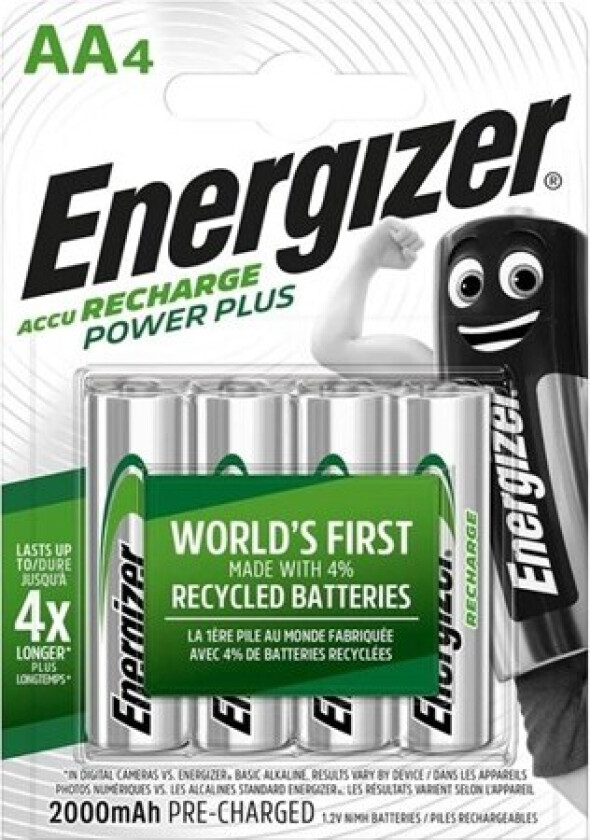 AA Recharge Power Plus 4-Pack