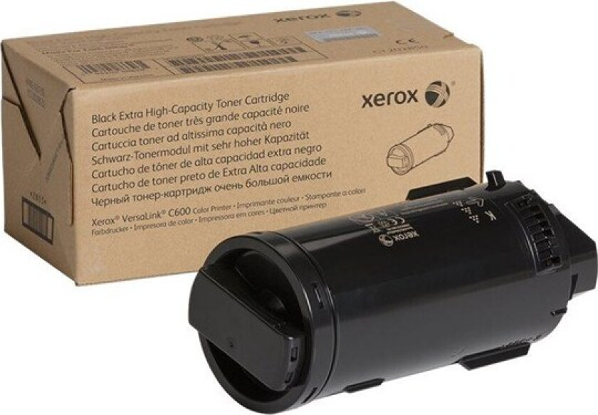 106R03923 / C600 High Capacity Black Toner - Laser toner Svart