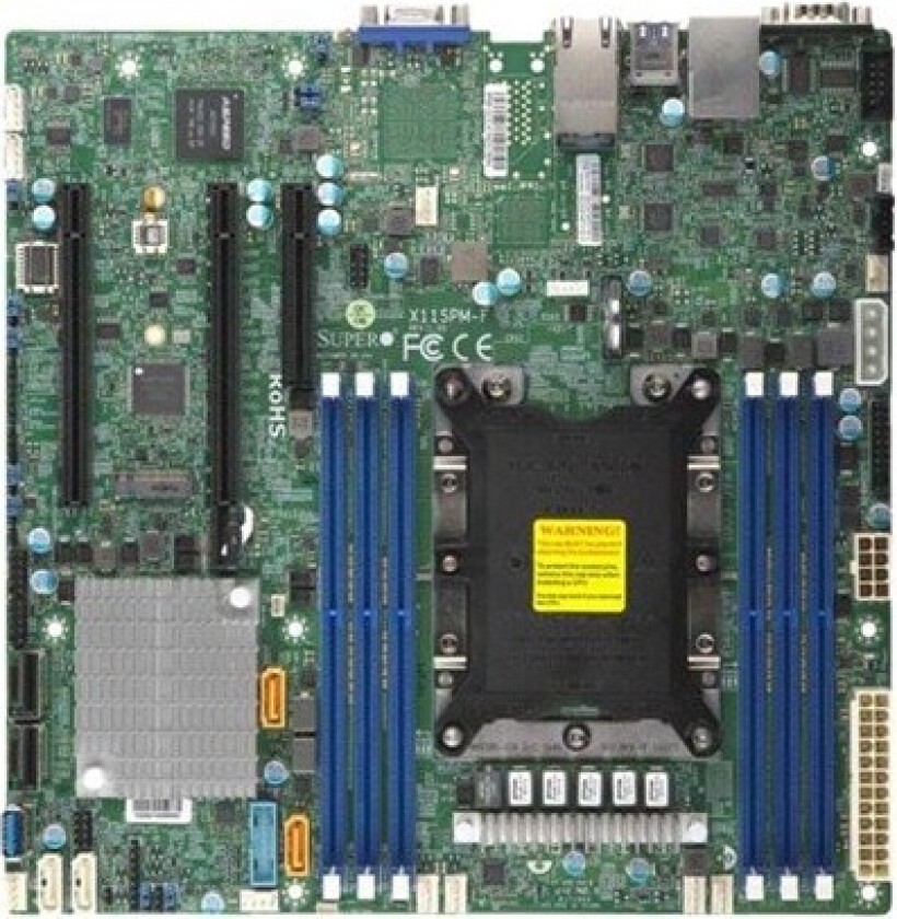 X11SPM-F C621 DDR4 M2 MATX  CPNT Hovedkort - Intel C621 - Intel Socket P socket - DDR4 RAM - Micro-ATX