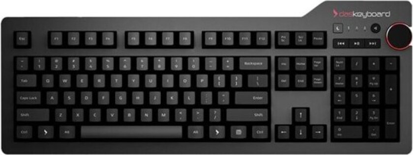 4 Professional MX Blue - US - Tastatur - Amerikansk Engelsk - Svart