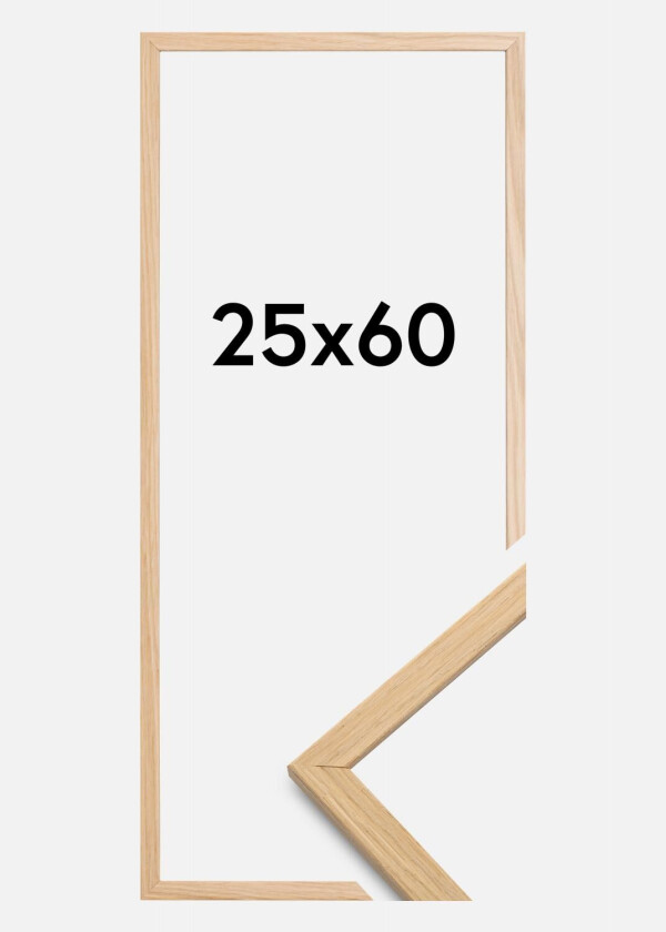 Ramme Edsbyn Akrylglass Eik 25x60 Cm