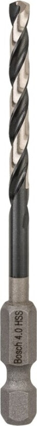 HSS spiralbor med sekskanttange 4,0 mm 4 x 43 x 83 mm