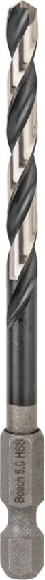 HSS spiralbor med sekskanttange 5,0 mm 5 x 52 x 91 mm