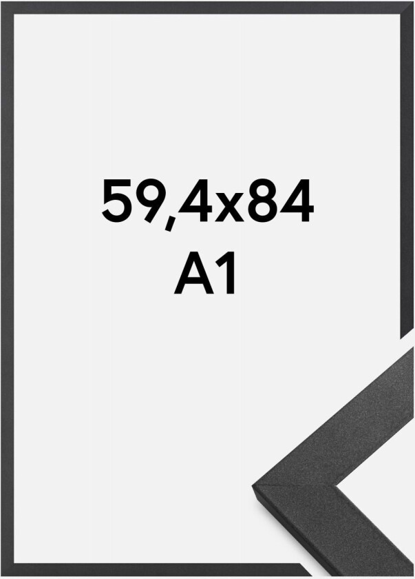 Ramme Graphite Wood Akrylglass 59,4x84 Cm (A1)