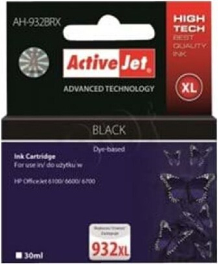 Premium AH-932BRX - Blekkpatron Dye-based black