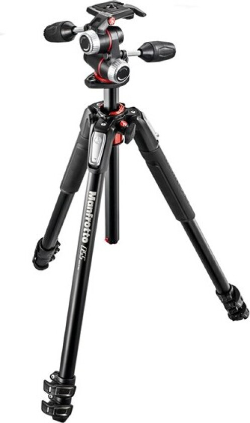 MK055XPRO3-3W - Tripod - Alu 3-section horiz. column tripod with head