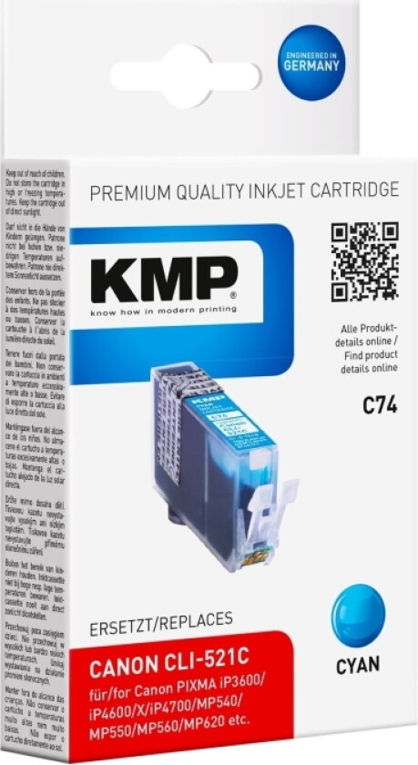 C74 - Blekkpatron Blå