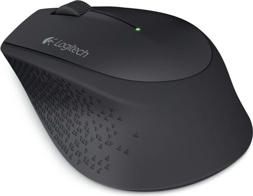 M280 Wireless Mouse - Black - Mus - Optisk - 3 knapper - Svart