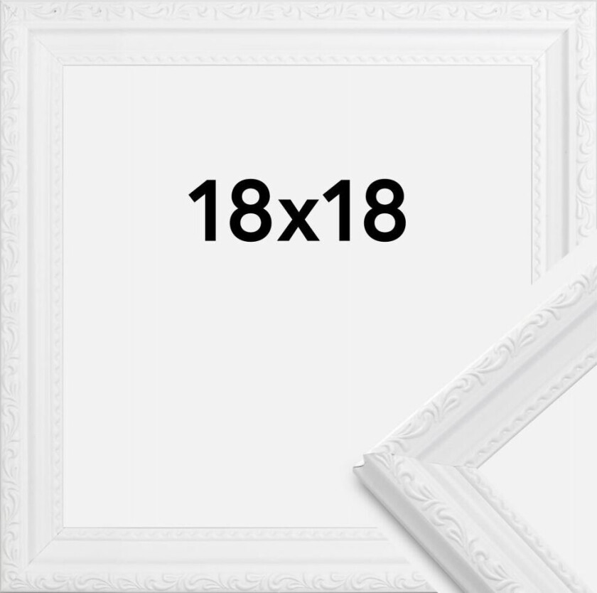 Ramme Abisko Hvit 18x18 Cm