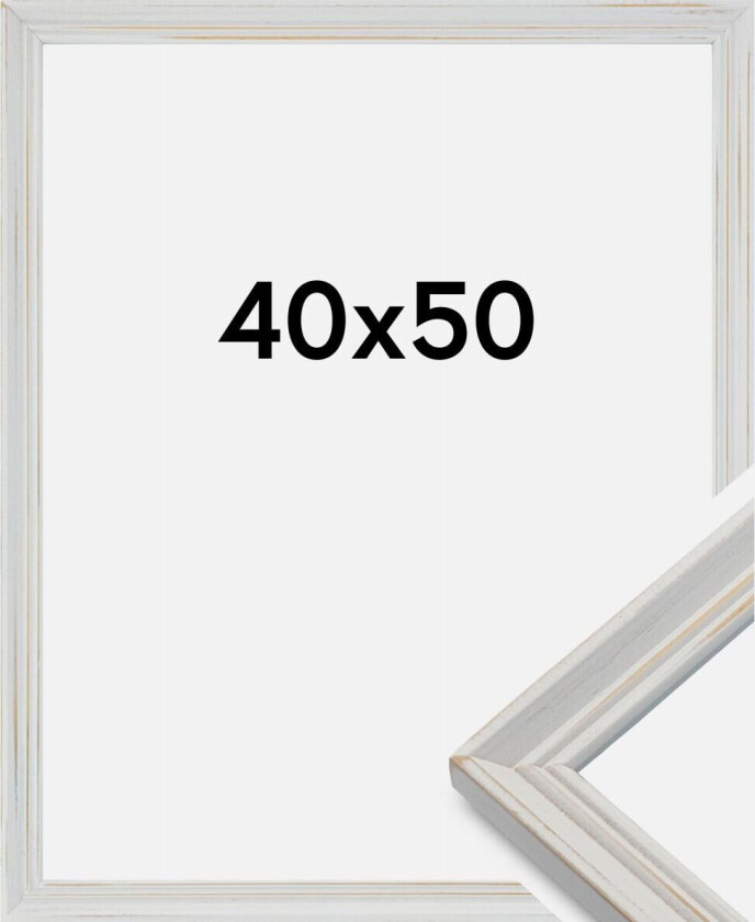 ZEP Ramme Vintage Home Hvit 40x50 Cm