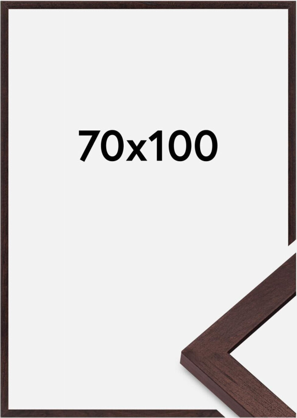 Ramme Bga Classic Akrylglass Valnøtt 70x100 Cm