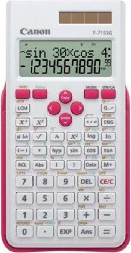 F-715SG Scientific Calculator - White & Magenta
