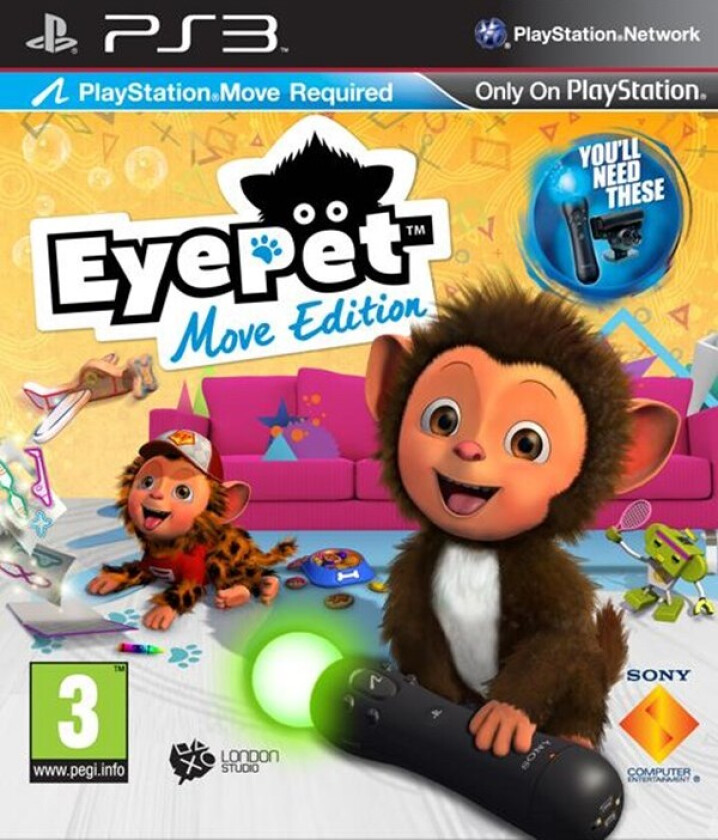 Eyepet Move Edition - Sony PlayStation 3 - Virtuelt kjæledyr
