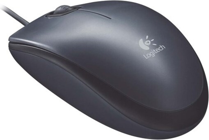 Mouse M100 - Mus - Optisk - 3 knapper - Svart