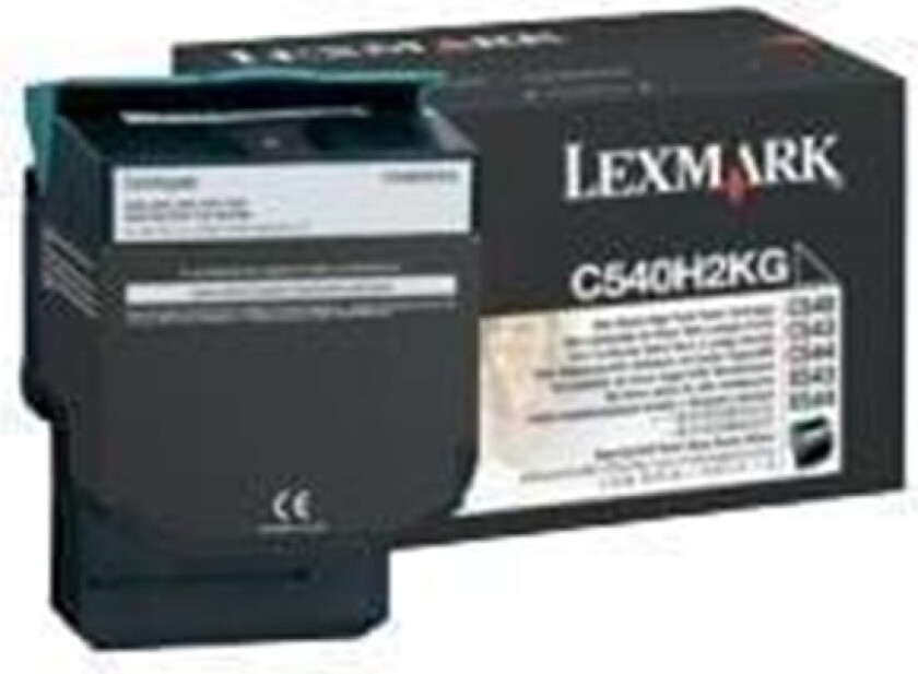 C540H2KG Toner Black - Laser toner Svart