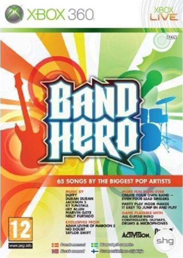 Band Hero - Microsoft Xbox 360 - Musikk