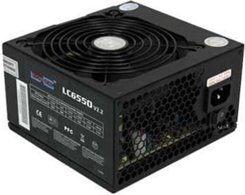Super Silent LC6550 V2.2 550W Strømforsyning (PSU) - 550 Watt - 120 mm - 80 Plus Bronze sertifisert