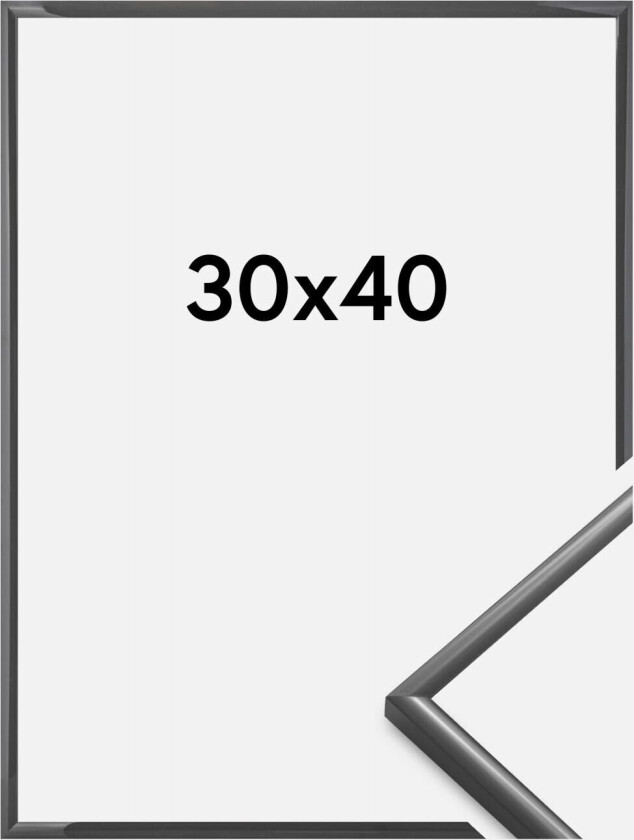 Ramme New Lifestyle Akrylglass Mørkegrå 30x40 Cm