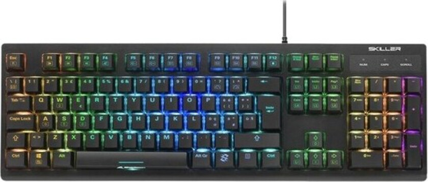 Skiller MECH SGK30 - keyboard - Italian - black - Tastatur - Italiensk - Svart