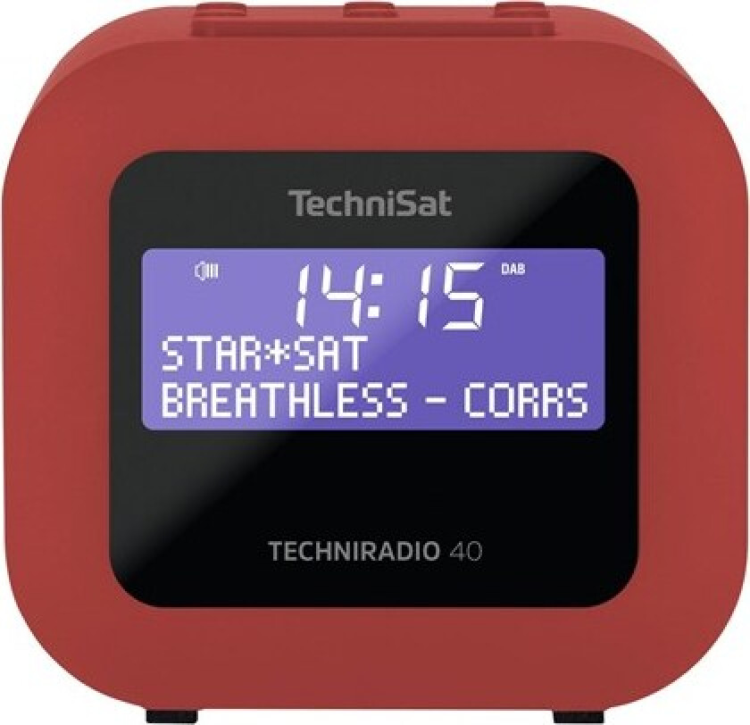 TechniRadio 40 - DAB/DAB+/FM - Rød