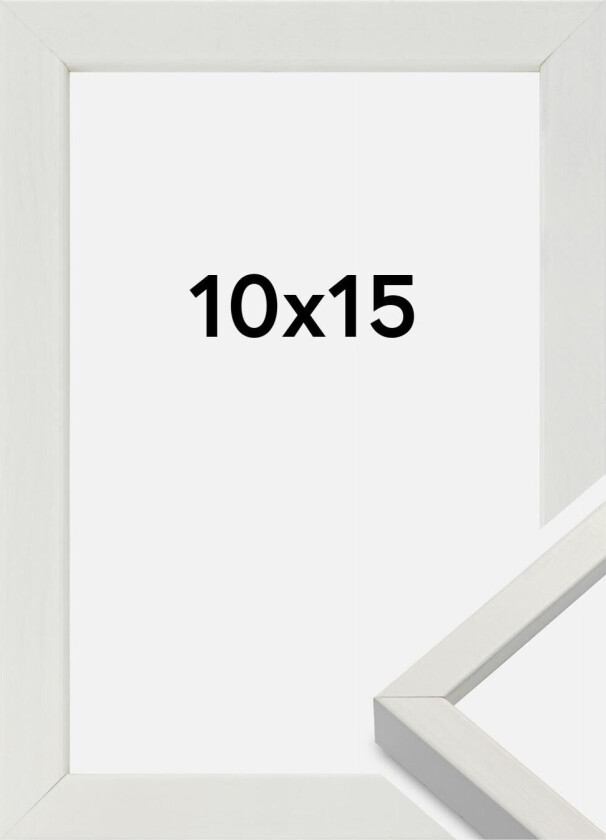 Focus Ramme Vivaldi Hvit 10x15 Cm