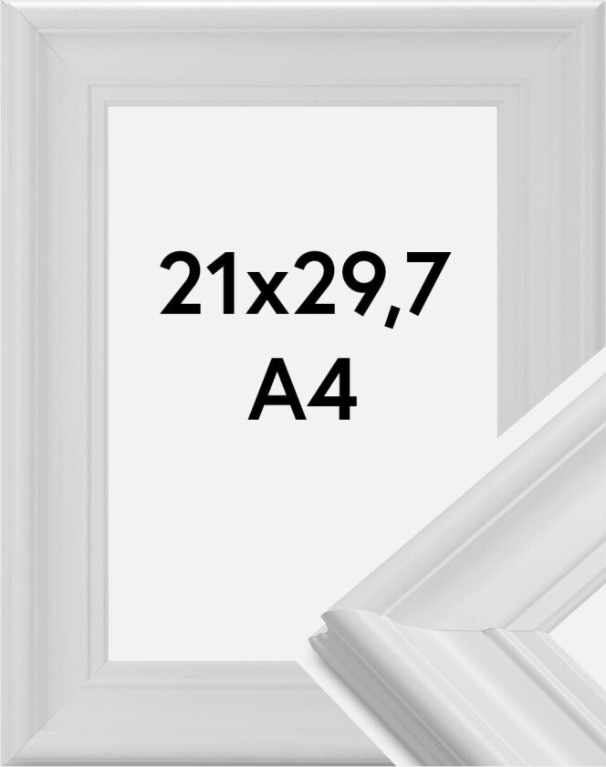 Ramme Mora Premium Hvit 21x29,7 Cm (A4)
