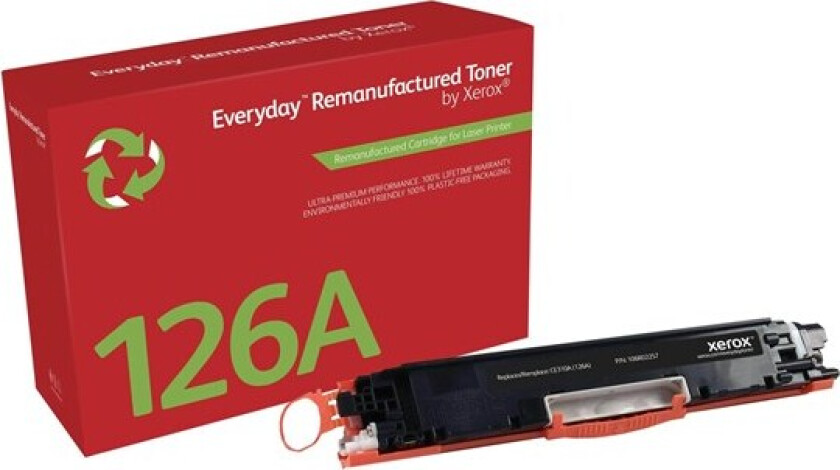106R02257 / Alternative to HP 126A / CE310A Black Toner - Laser toner Svart