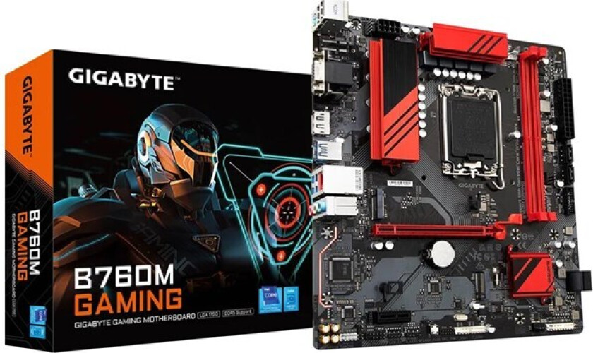 B760M GAMING Hovedkort - Intel B760 - Intel LGA1700 socket - DDR5 RAM - Micro-ATX