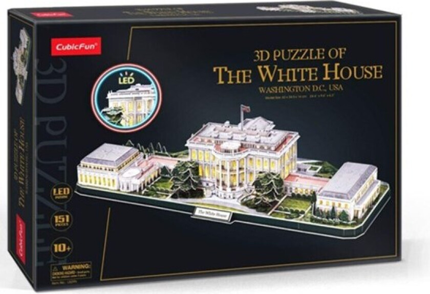 USA: The White House 3D Puslespill