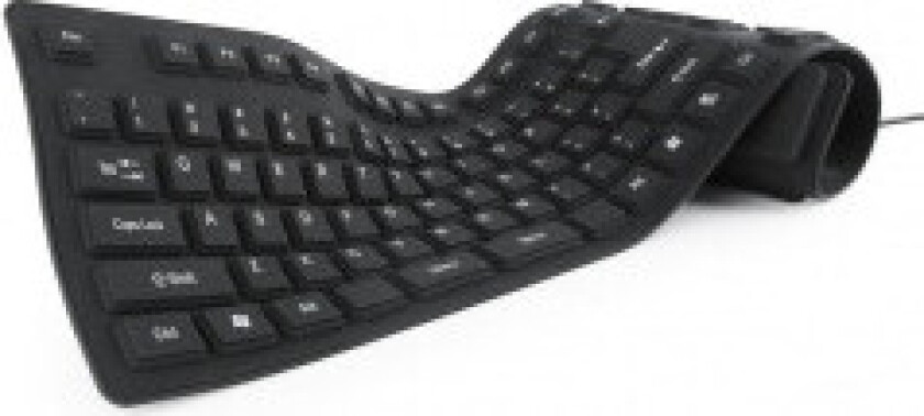 KB-109F-B - keyboard - US - black - Tastatur - Amerikansk Engelsk - Svart