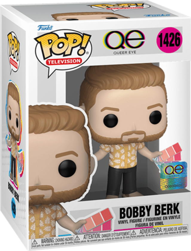 - QUEER EYE POP! BOBBY BERK WITH COLOR CHART - Figur