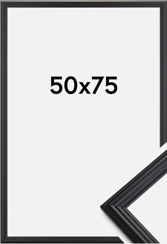 Ramme Siljan Akrylglass Svart 50x75 Cm