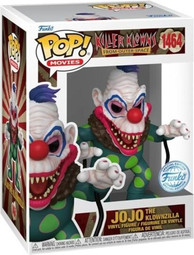 - KILLER KLOWNS FROM OUTER SPACE POP! JOJO THE KLOWNZILLA - Figur