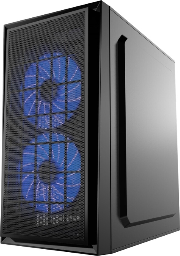 FORNAX-950B - tower - micro ATX - Kabinett - Miditower - Svart