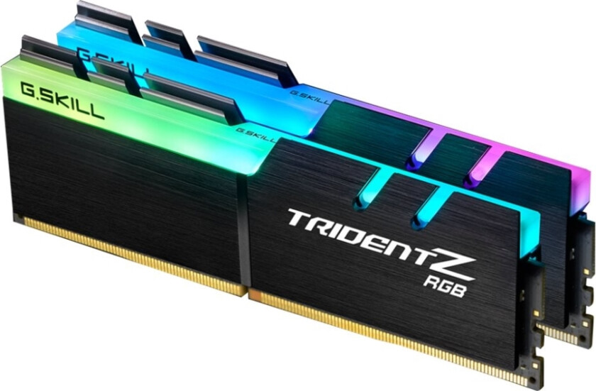 Tridentz Rgb Series - Ddr4 - Sett - 32 Gb: 2 X 16 Gb - Dimm 288-Pin - 2400 Mhz / Pc4-19200 - Cl15 - 1.2 V - Ikke-Bufret - Ikke-Ecc