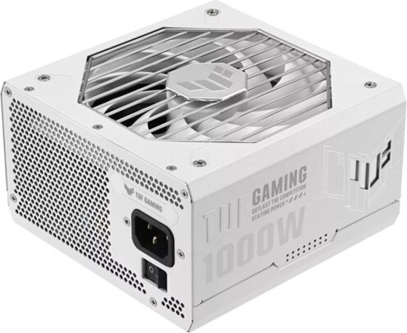 TUF GAMING 1000G - White - ATX 3.0 Strømforsyning (PSU) - 1000 Watt - 135 mm - 80 Plus Gold sertifisert