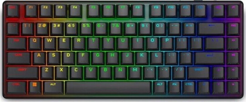 Alienware Pro Wireless Gaming Keyboard - keyboard - QWERTY - US - Dark Side of the Moon - Tastatur - Amerikansk Engelsk - Svart