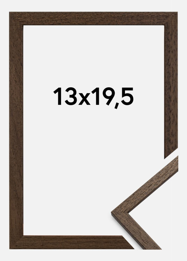 Ramme Edsbyn Akrylglass Valnøtt 13x19,5 Cm