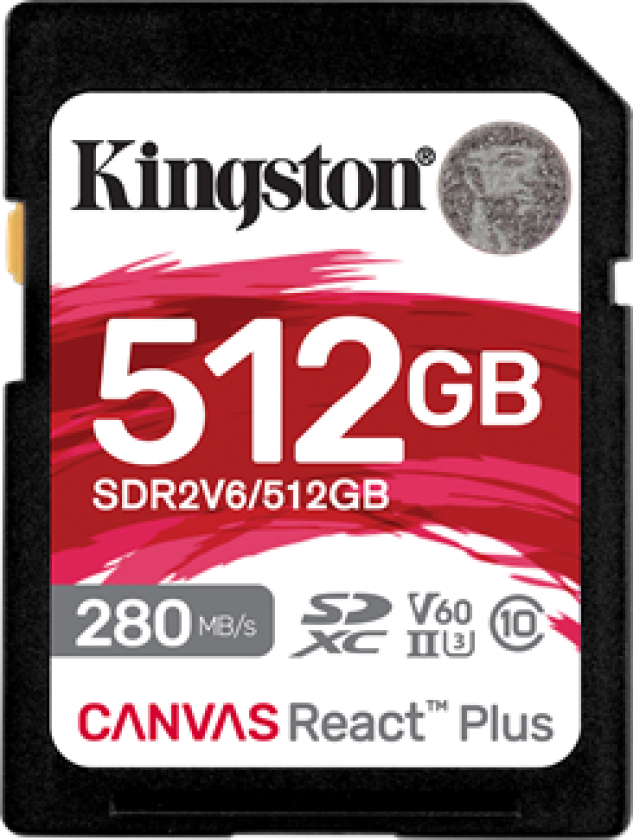 Canvas React Plus V60 SD - 280MB/s - 512GB