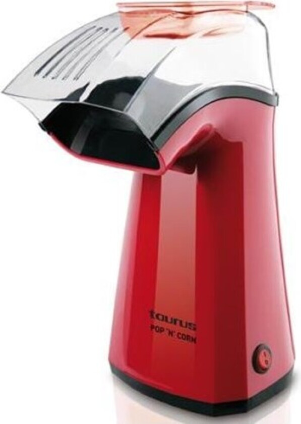 Popcornmaskin (1100W) Rød