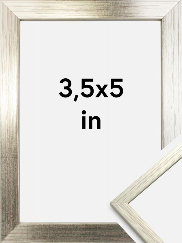Ramme Edsbyn Sølv 3,5x5 Inches (8,89x12,7 Cm)
